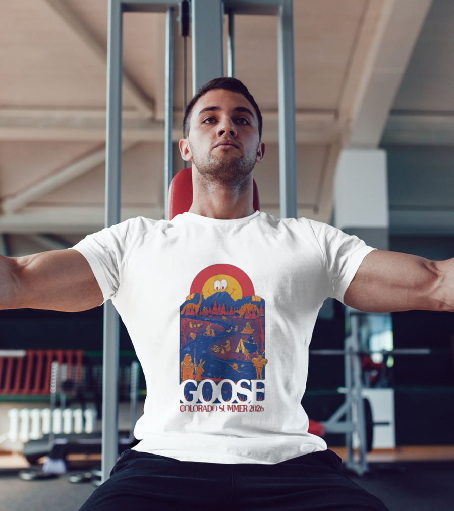 Goose Colorado Summer 2026 Illustrated Camping Adventure T-Shirt