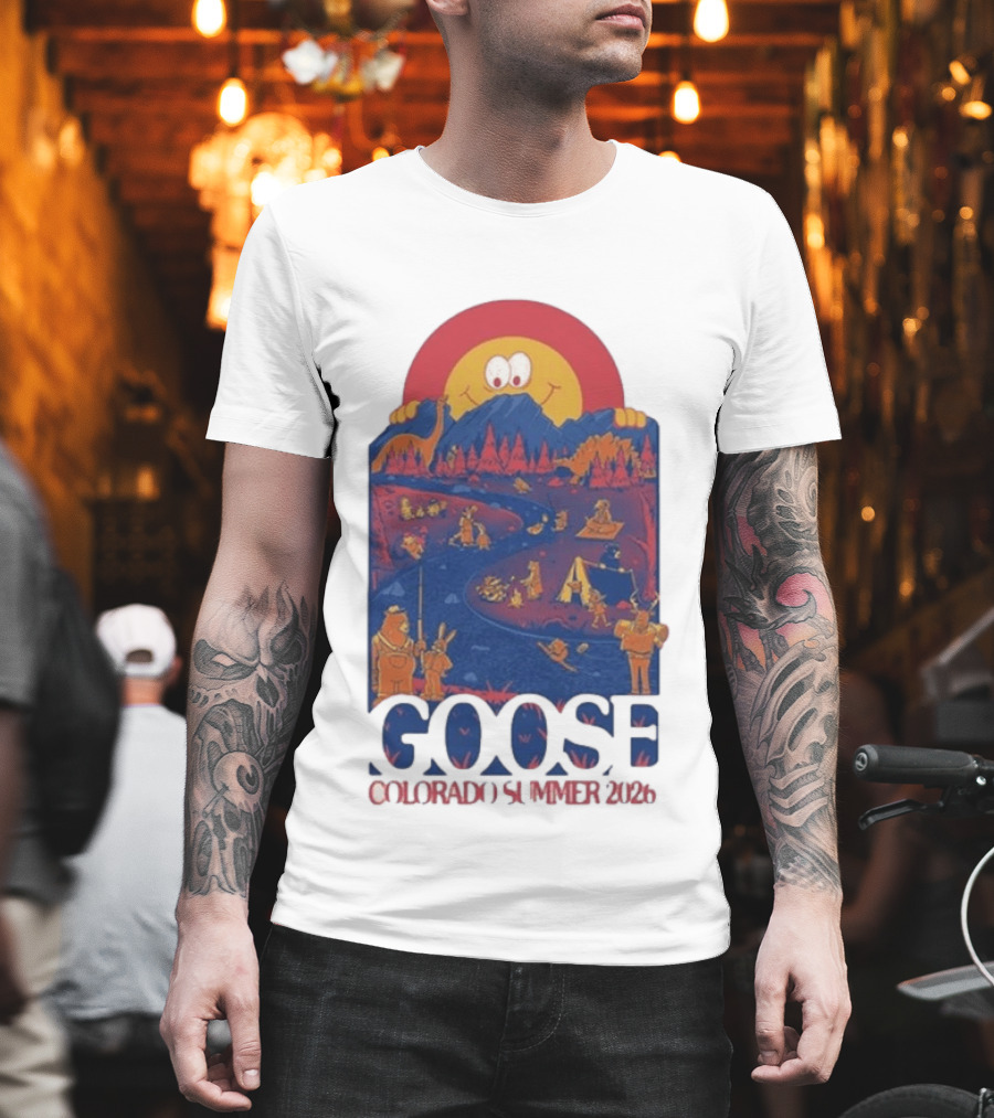 Goose Colorado Summer 2026 Illustrated Camping Adventure T-Shirt
