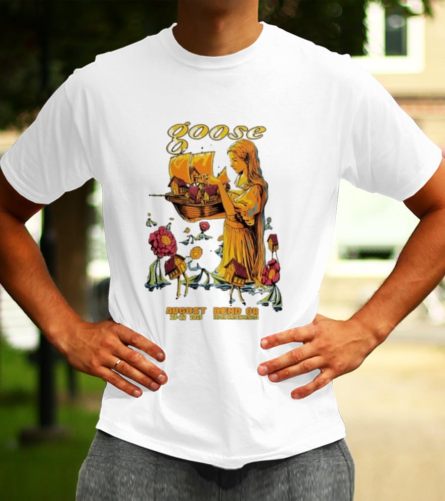 Goose Bend OR August 21 22 2026 Tour Goose Interdimensional Pizza Event T-Shirt