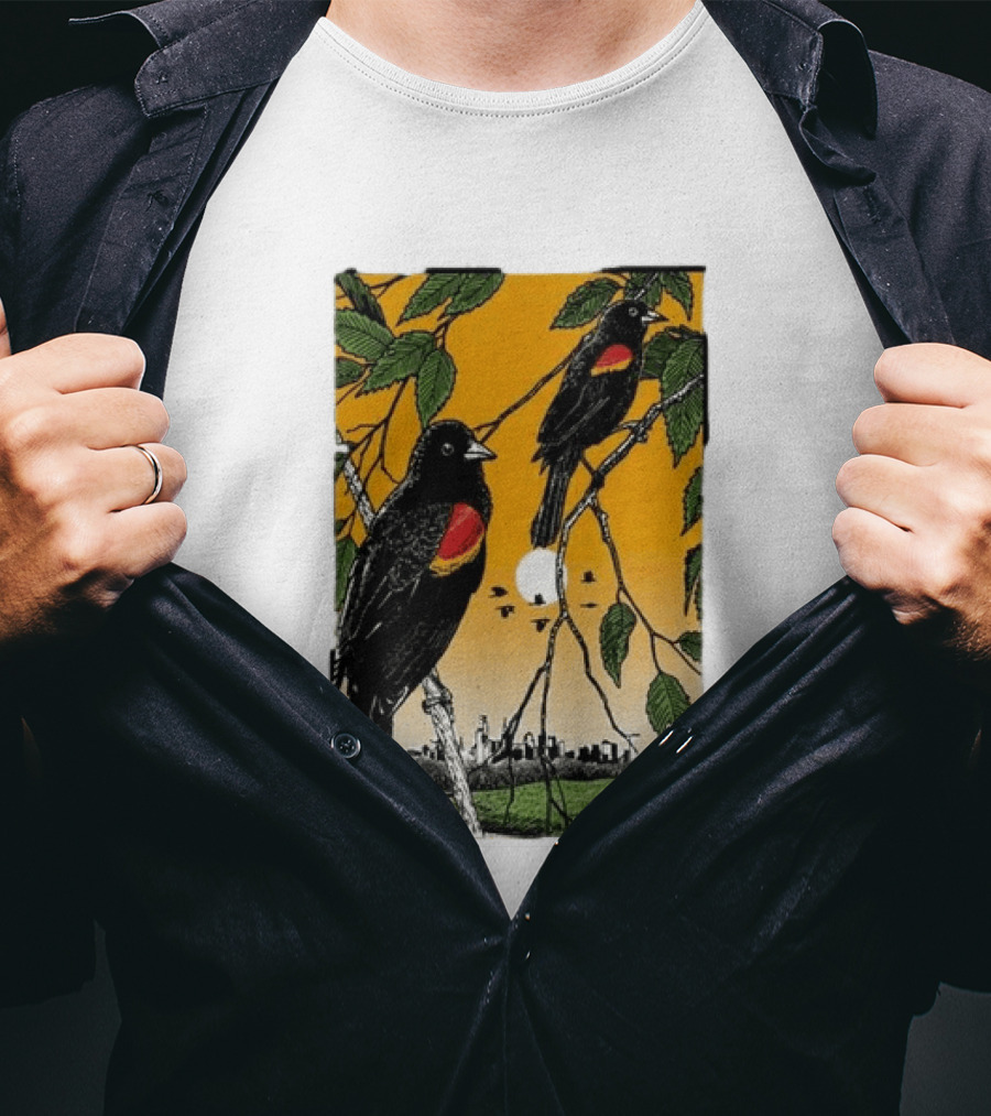 Gregory Alan Isakov Philadelphia August 21 2026 Red Winged Blackbirds City Skyline T-Shirt