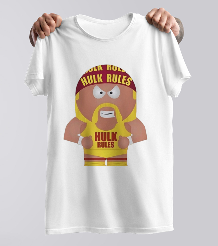 Hulk Hogan South Park Style Hulk Rules Wrestling T-Shirt
