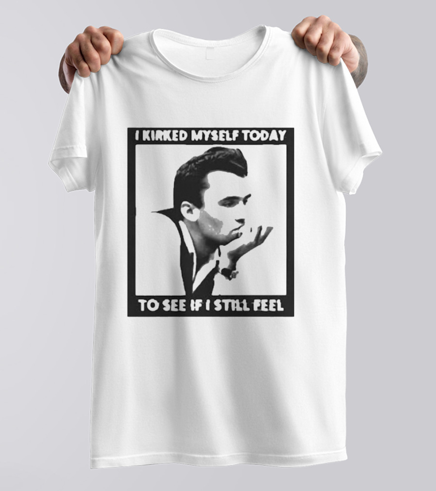 I Kirked Myself Today To See If I Still Feel Silhouette With Hand Gesture T-Shirt