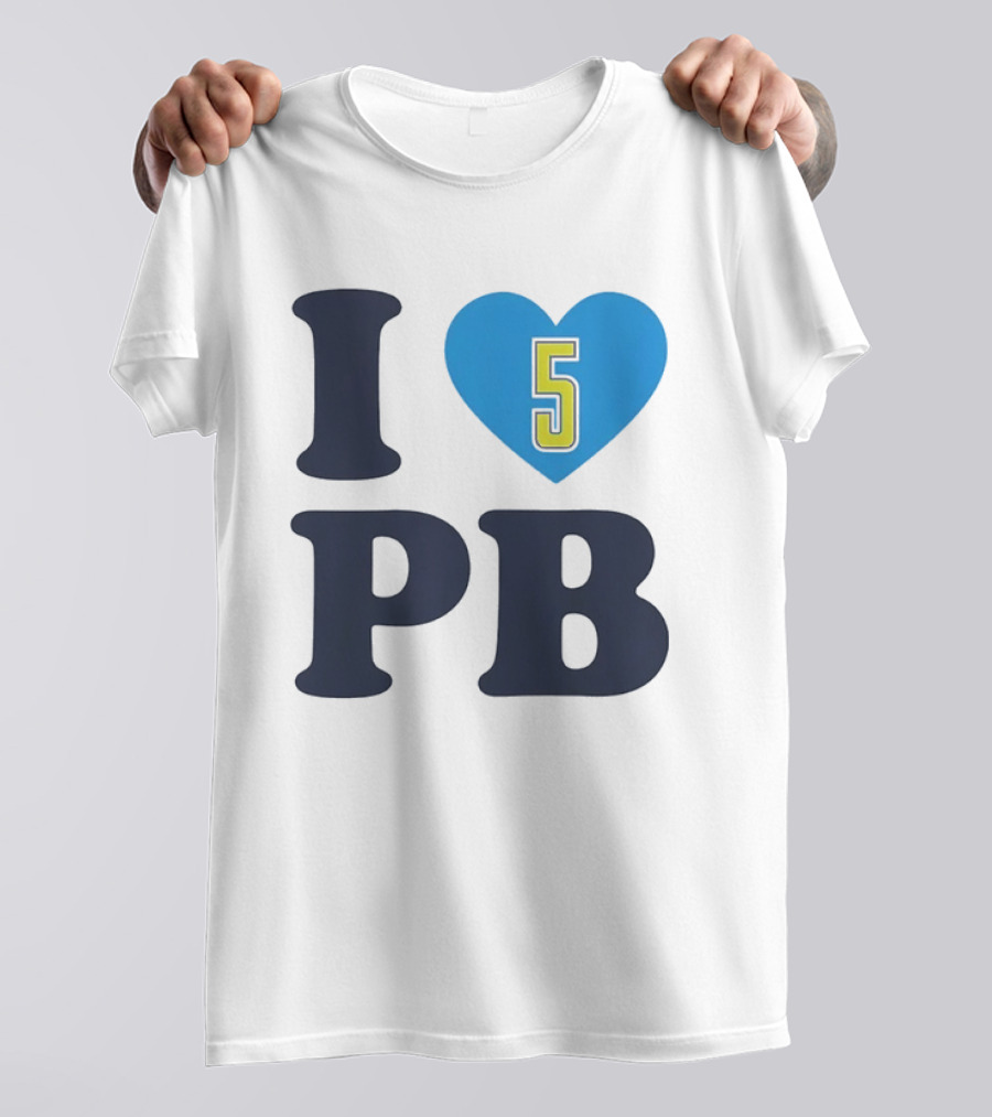 I Love Heart 5 PB Sports T-Shirt