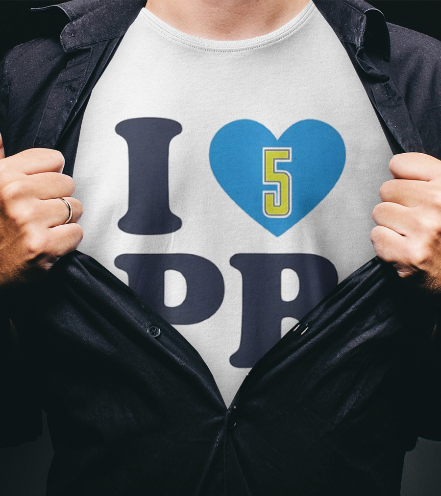 I Love Heart 5 PB Sports T-Shirt