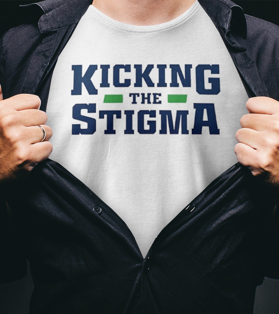 Kicking The Stigma Mental Health Awareness T-Shirt