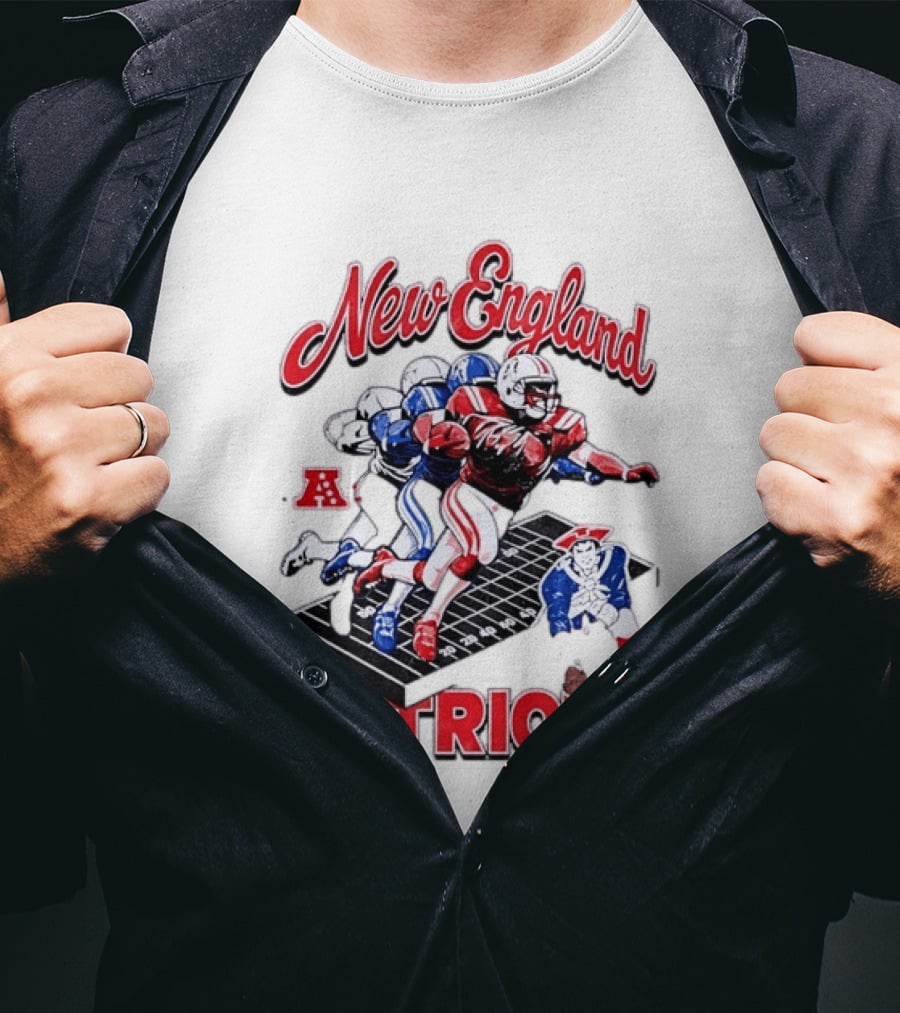 New England Patriots Football Player Action AFC T-Shirt