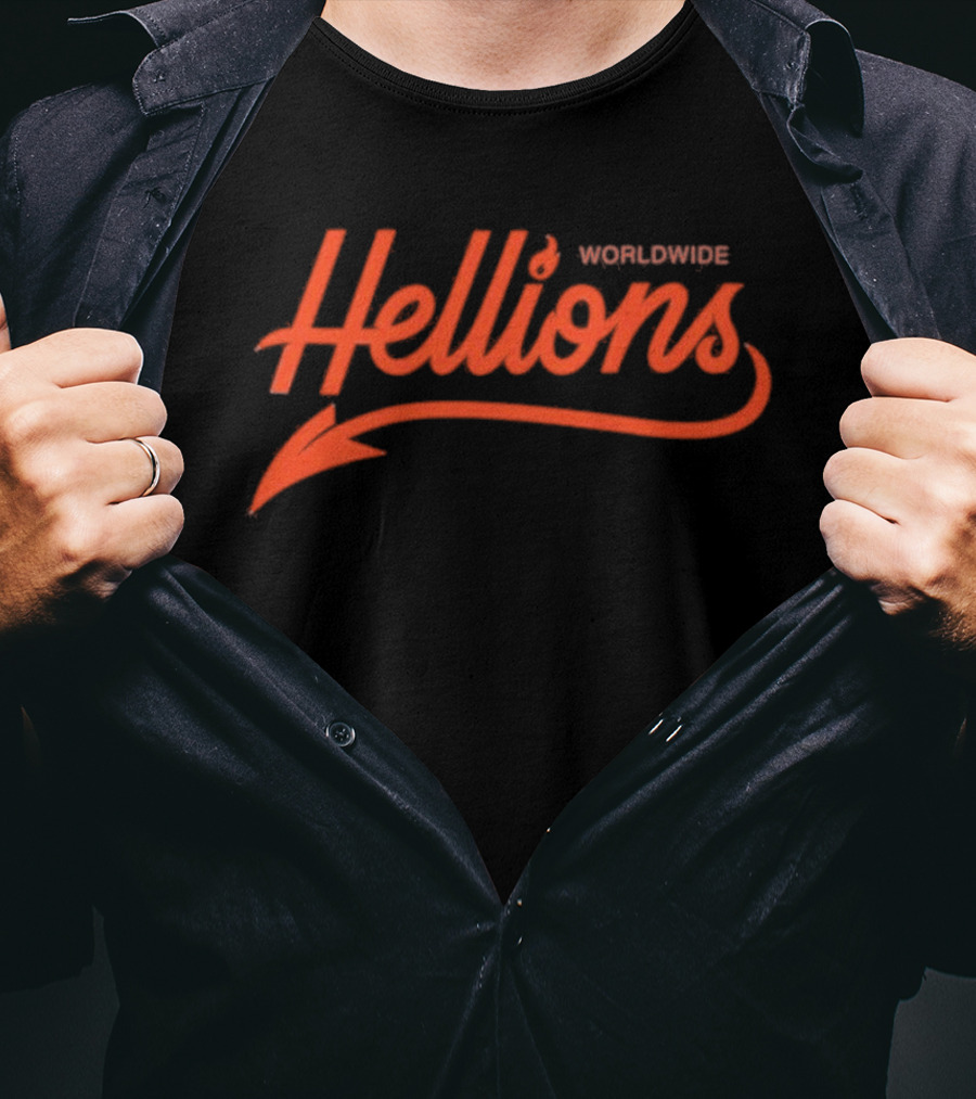 Hellions Worldwide Arrow Script T-Shirt