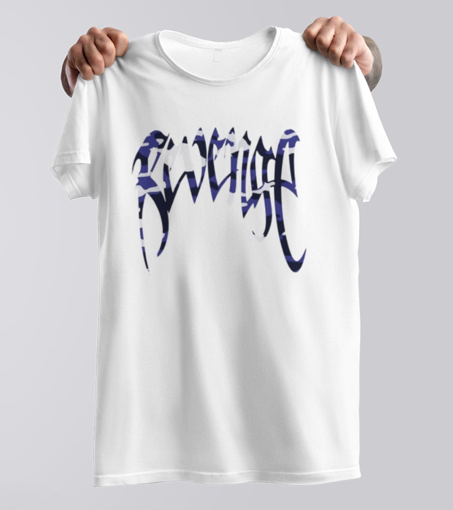 Revenge Store Arch Blue Camo T-Shirt