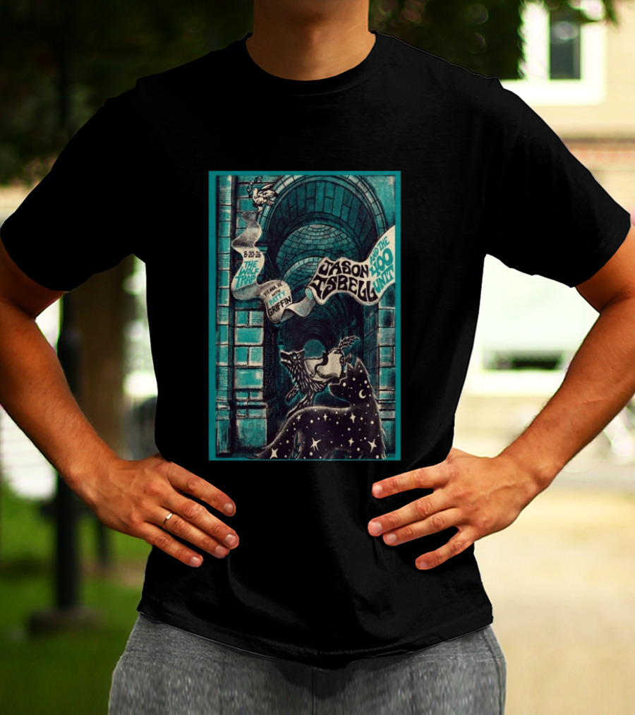 Jason Isbell And The 400 Unit The Wolf Trap Vienna VA Aug 20 2026 Featuring Patty Griffin T-Shirt