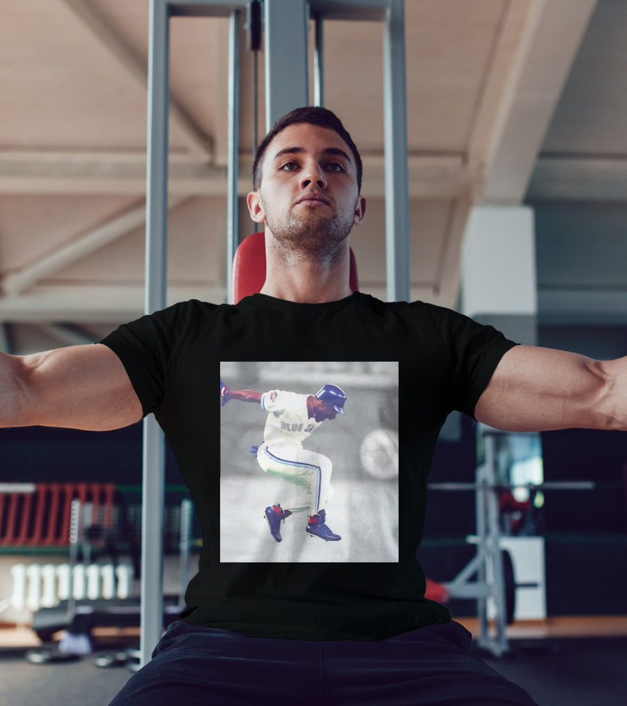 Joe Carter Toronto Blue Jays Baseball Jump Celebration T-Shirt