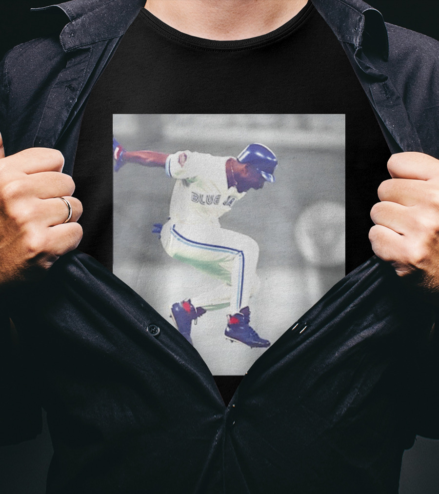 Joe Carter Toronto Blue Jays Baseball Jump Celebration T-Shirt