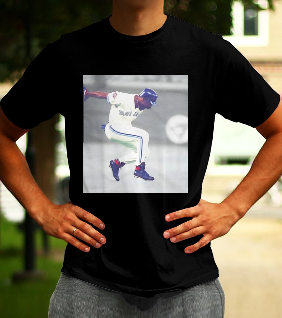 Joe Carter Toronto Blue Jays Baseball Jump Celebration T-Shirt