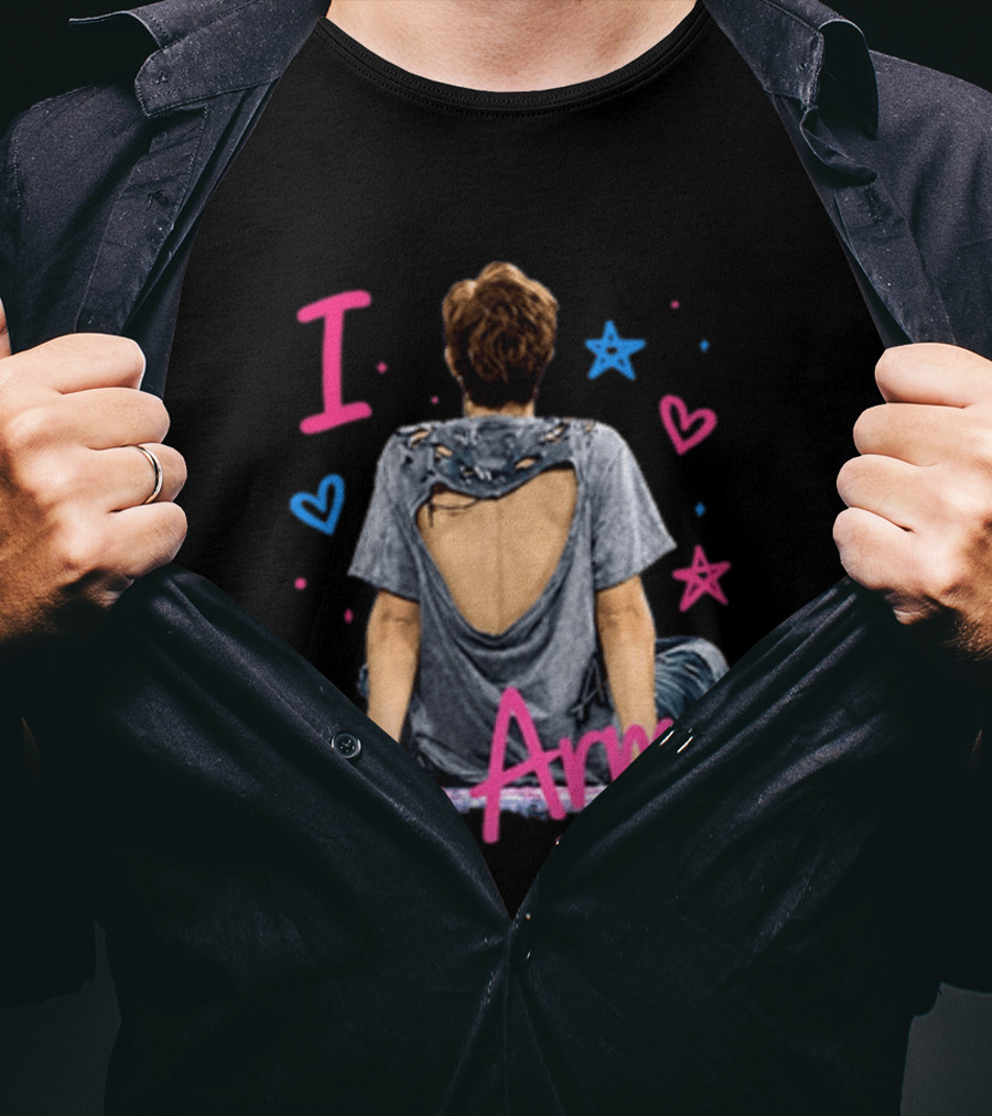 I Love Army Joonie BTS Stars Hearts T-Shirt