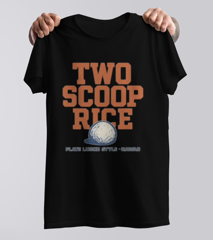 Kahana Store Two Scoop Rice Plate Lunch Style Hawaii T-Shirt