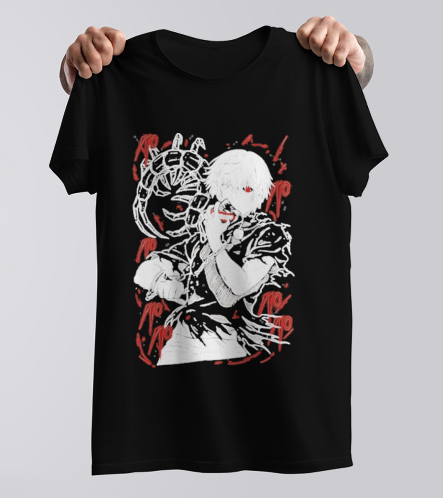 Tokyo Ghoul Kaneki Ken Red Kagune Anime Streetwear T-Shirt