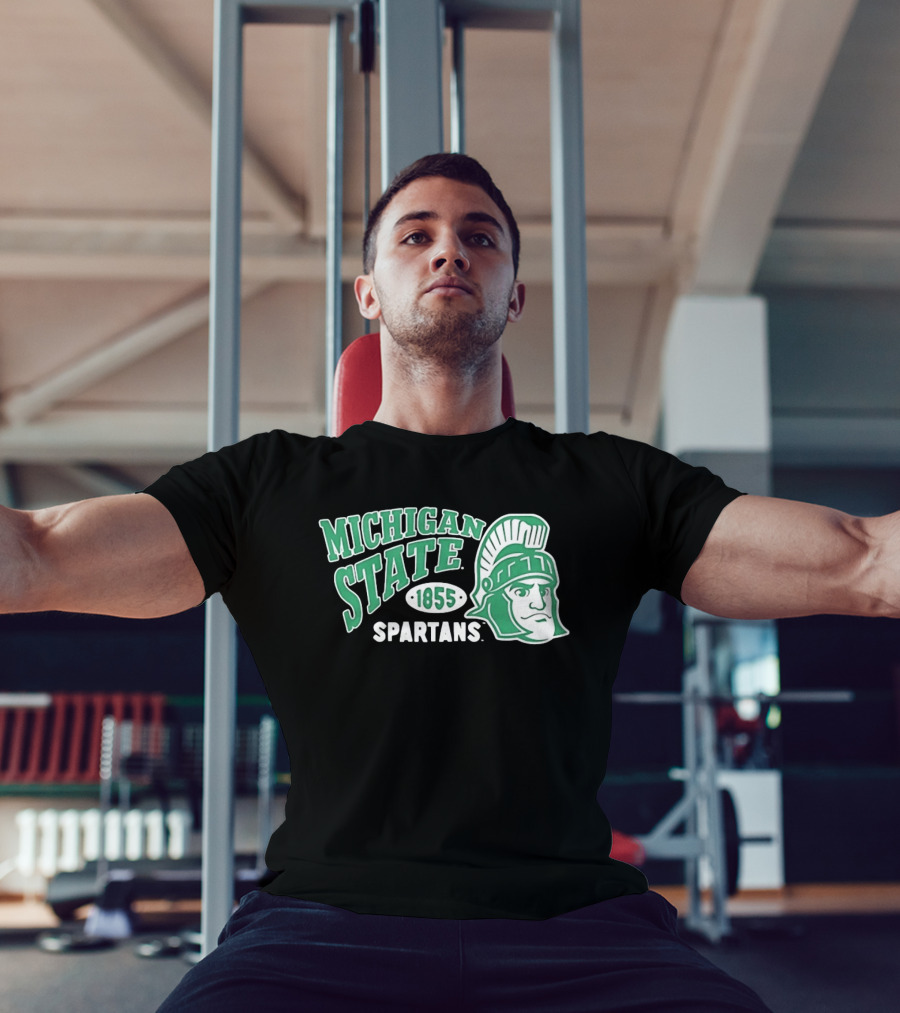 Michigan State Spartans 1855 NCAA College Sports MSU T-Shirt
