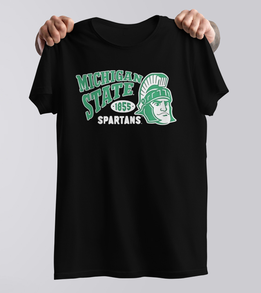 Michigan State Spartans 1855 NCAA College Sports MSU T-Shirt