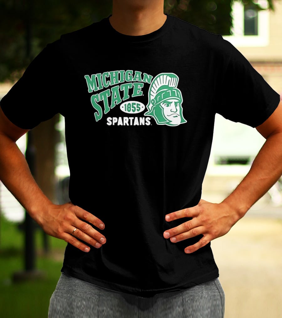 Michigan State Spartans 1855 NCAA College Sports MSU T-Shirt