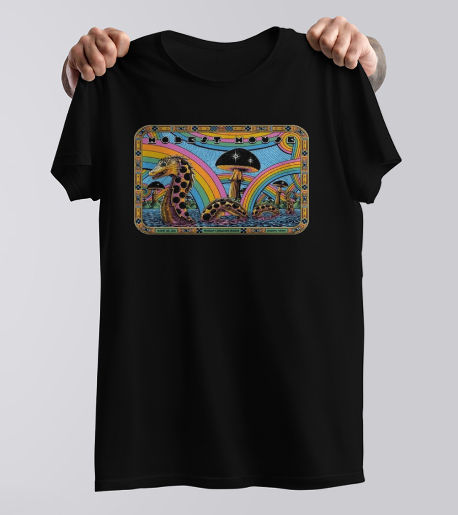 Modest Mouse Rainbow Serpents August 29 2026 Shelburne Vermont T-Shirt