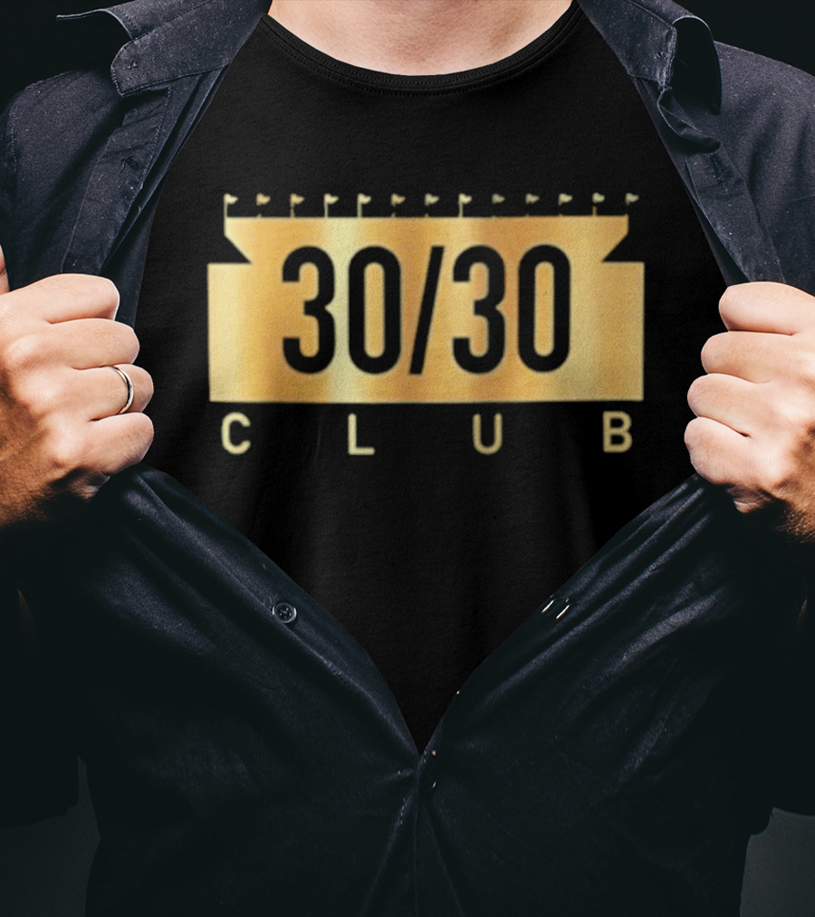 30 30 Club Ballparks Stadium Flags Collection T-Shirt
