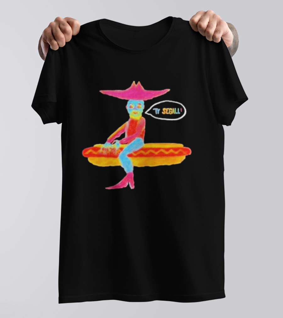 Ty Segall Hotdog Cowboy Surreal Western T-Shirt