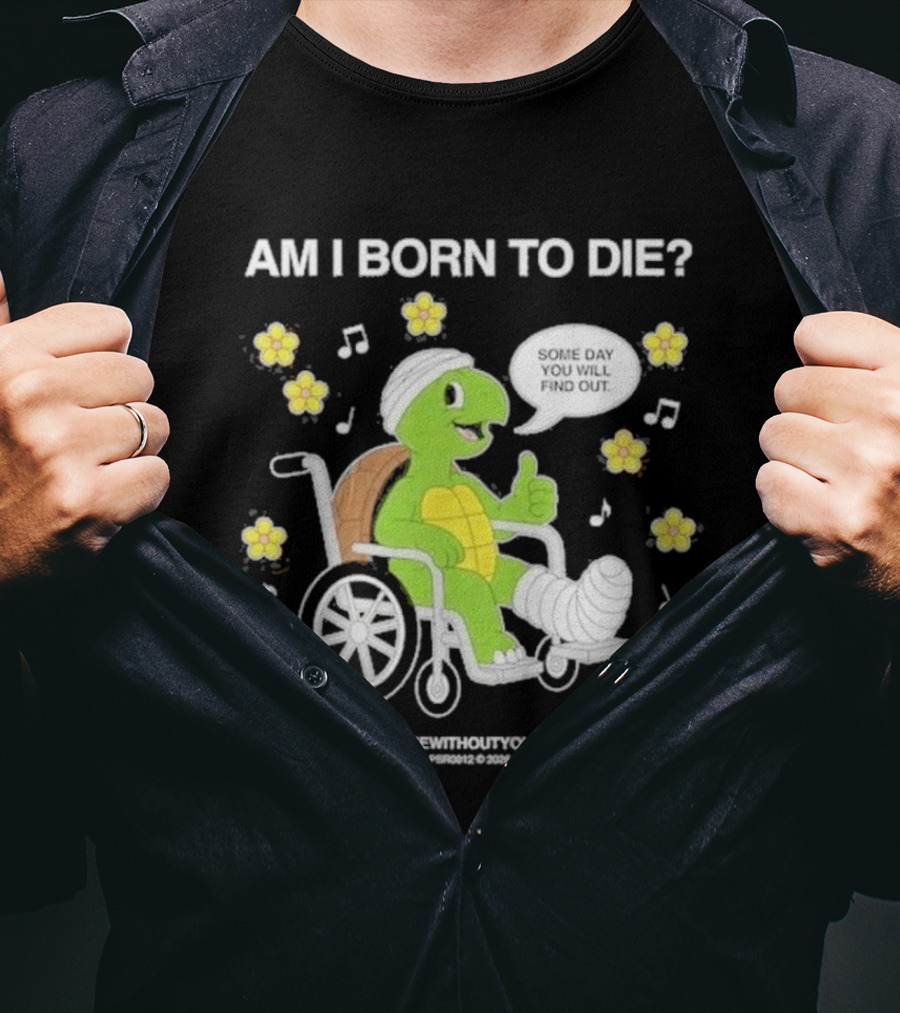 Am I Born To Die Turtle In Wheelchair Mewithoutyou Joyous Prospect T-Shirt