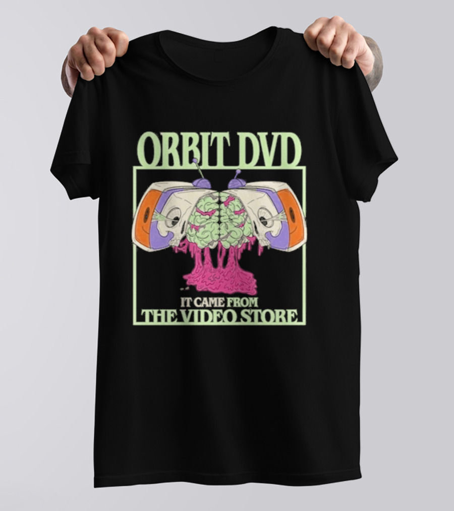 Orbit DVD It Came From The Video Store Halloween 2026 T-Shirt