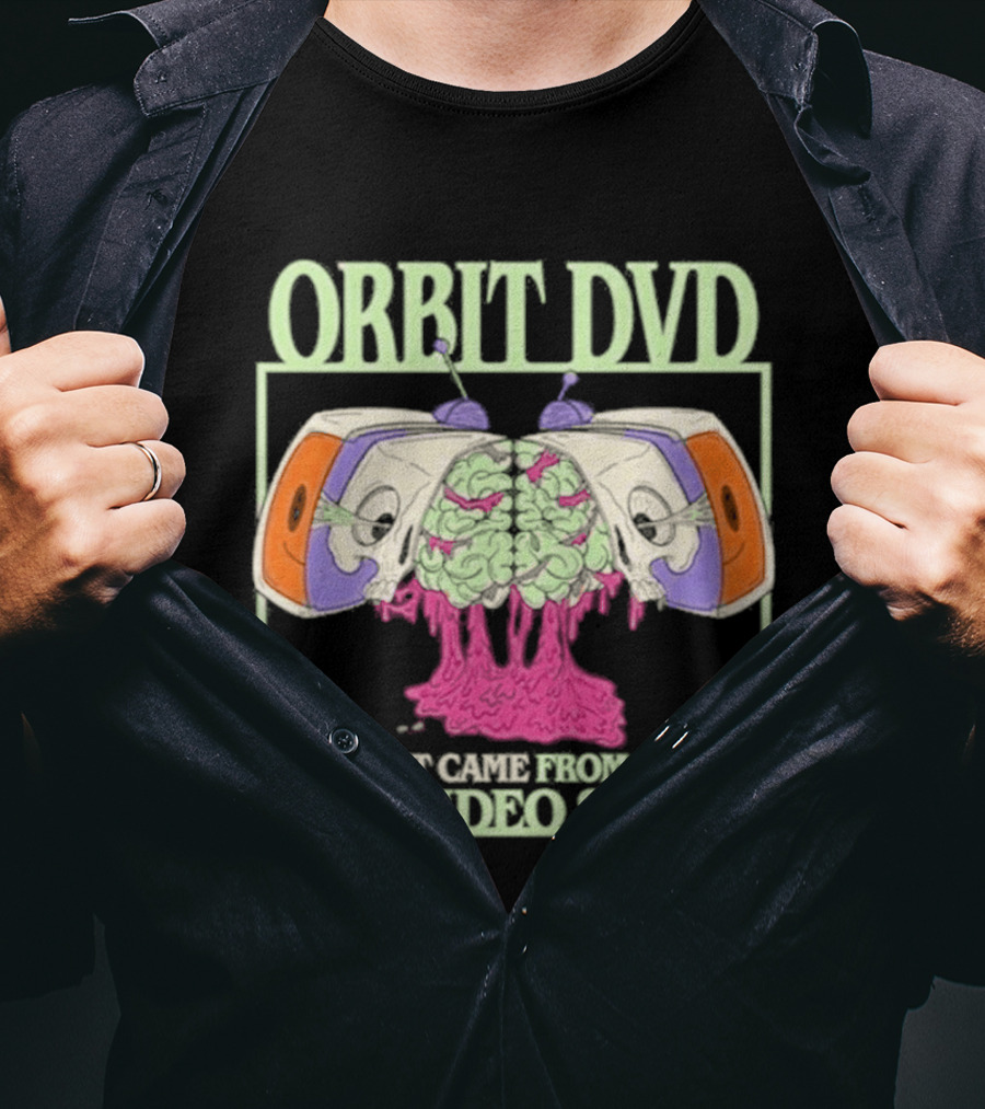 Orbit DVD It Came From The Video Store Halloween 2026 T-Shirt