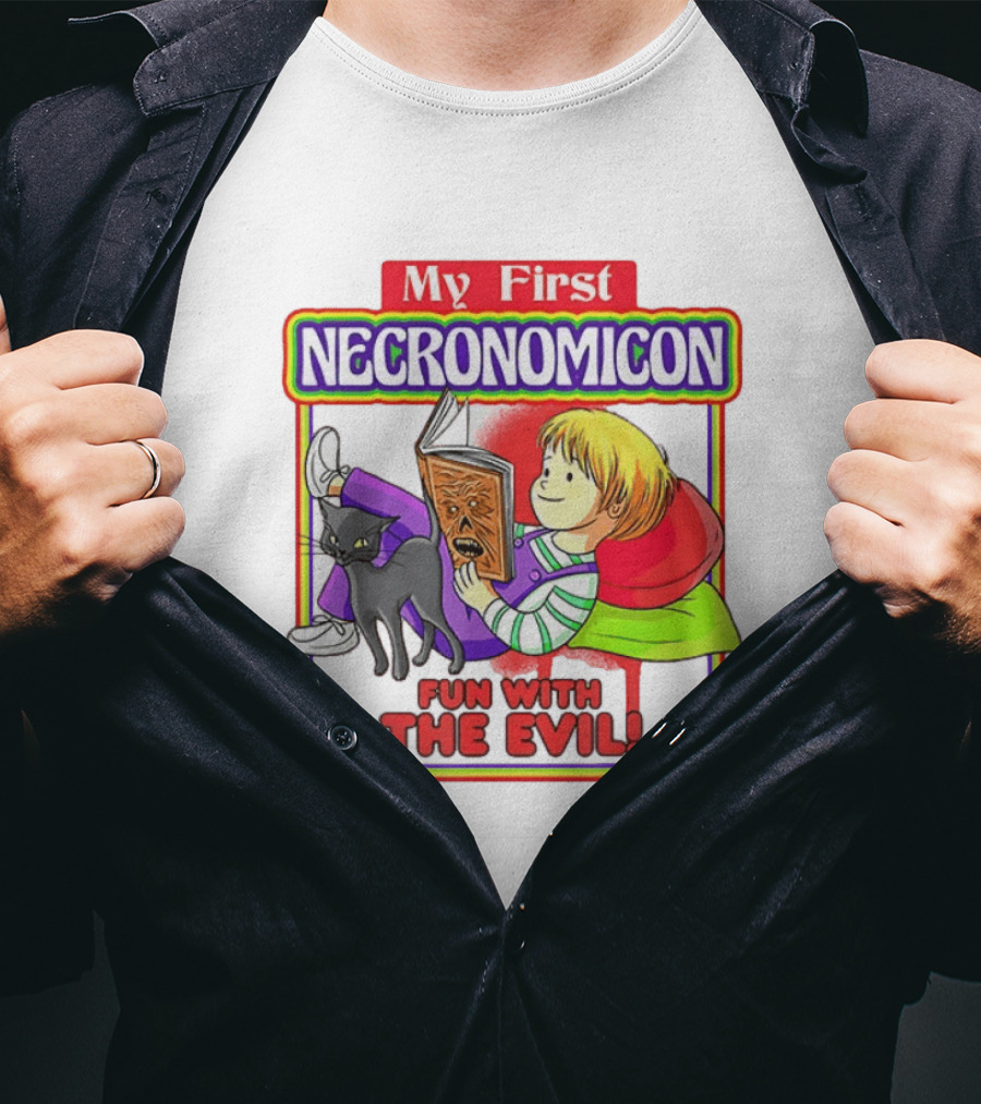 My First Necronomicon Fun With The Evil Dead Necronomicon Ash Williams T-Shirt