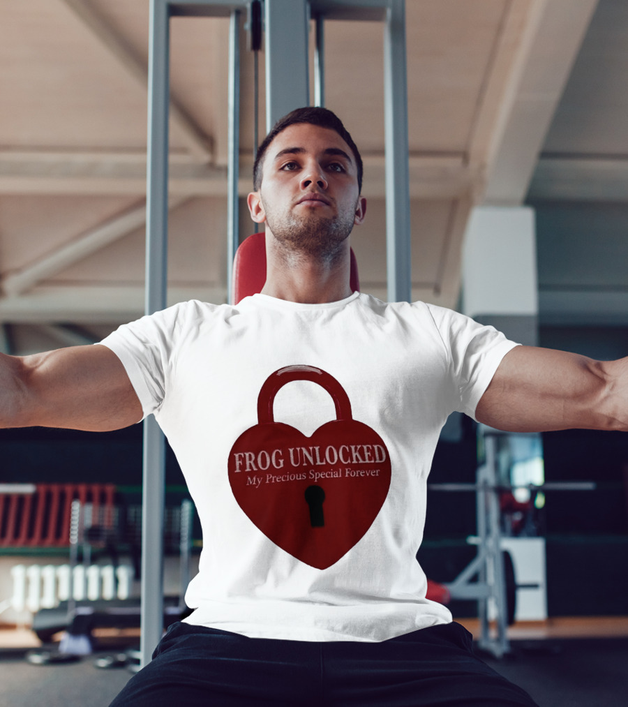 Frog Unlocked Heart Lock My Precious Special Forever T-Shirt