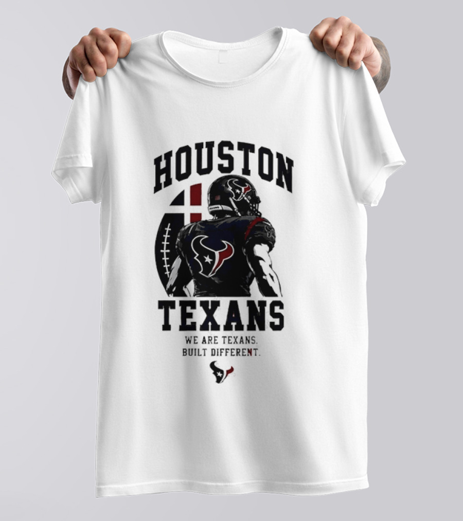 Houston Texans We Are Built Different Football Pride T-Shirt