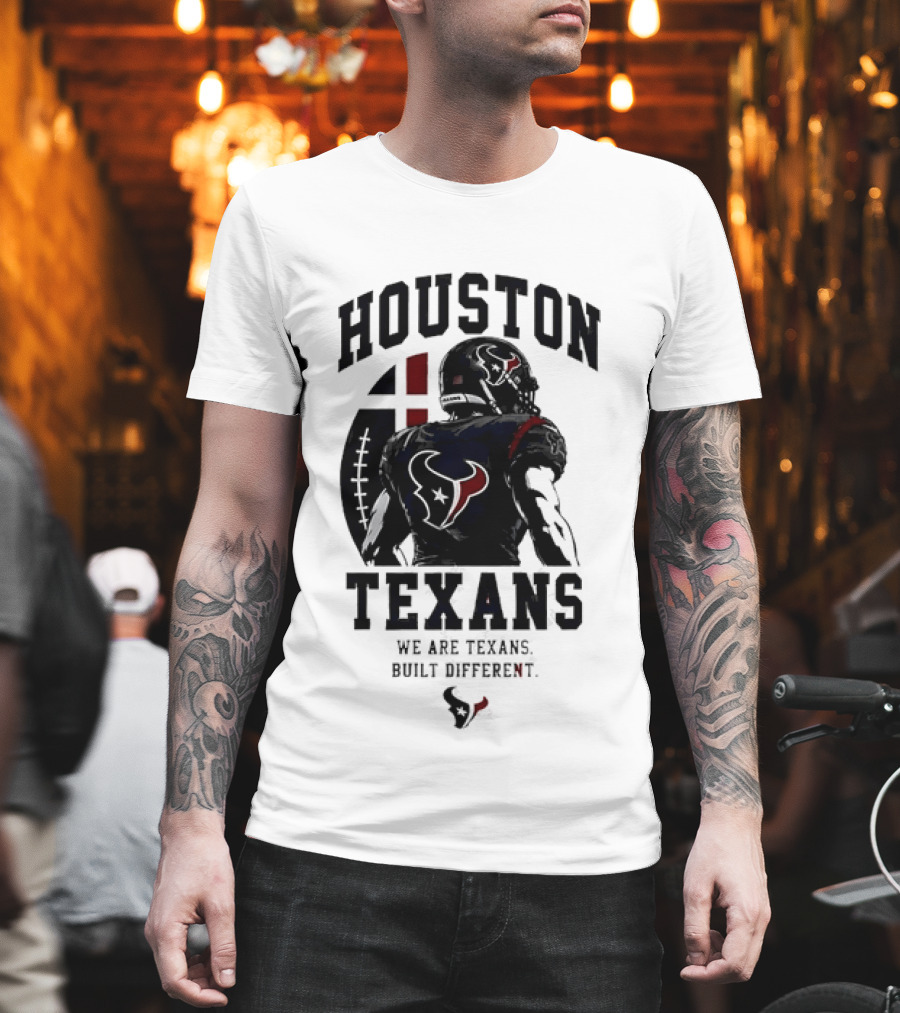 Houston Texans We Are Built Different Football Pride T-Shirt