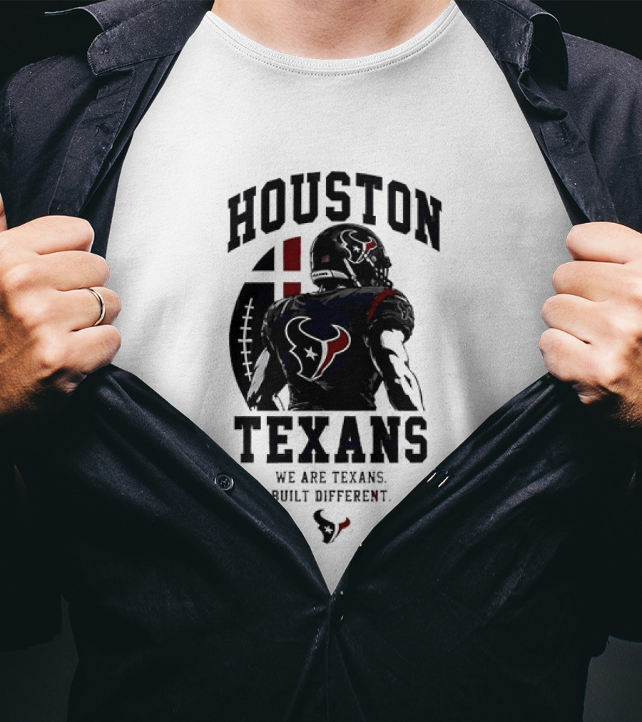 Houston Texans We Are Built Different Football Pride T-Shirt