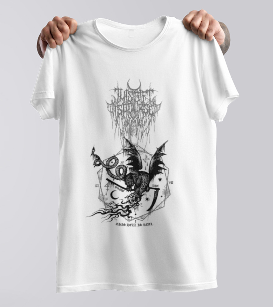 Tnor This Gift Is A Curse Black Metal White Death T-Shirt