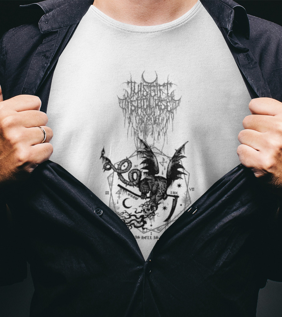 Tnor This Gift Is A Curse Black Metal White Death T-Shirt