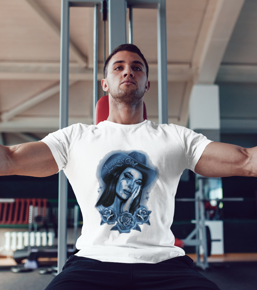 Kacey Musgraves Middle Of Nowhere Tour 2026 Loneliest Girl Airbrush Roses Blue Hat T-Shirt