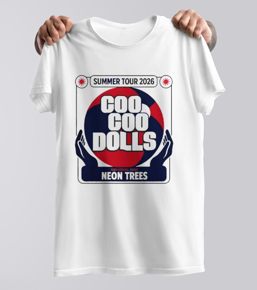 Coo Coo Dolls Summer Tour 2026 Featuring Neon Trees Concert Event T-Shirt