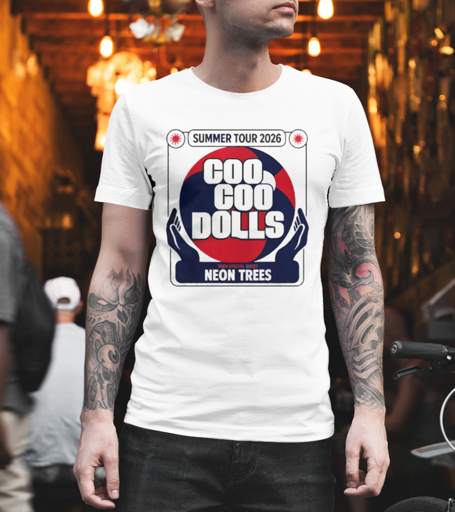 Coo Coo Dolls Summer Tour 2026 Featuring Neon Trees Concert Event T-Shirt
