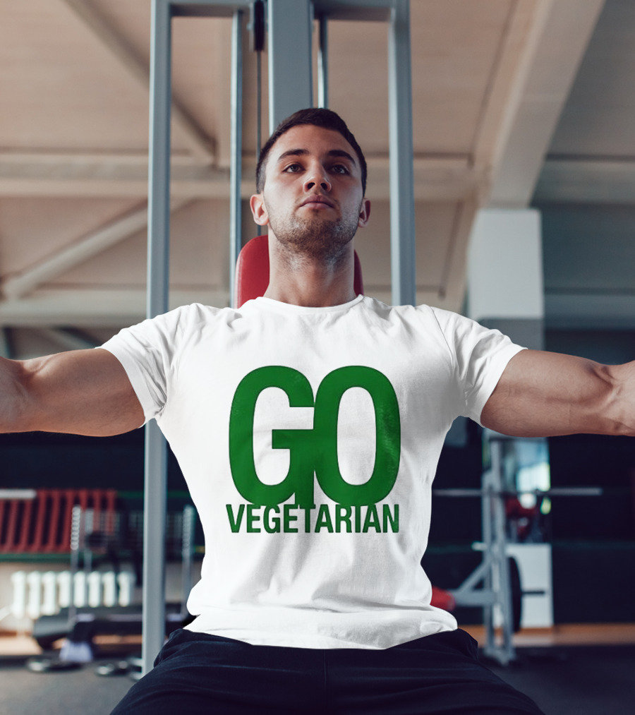 Justice Hamburgers Are Made Of What Go Vegetarian Cow T-Shirt