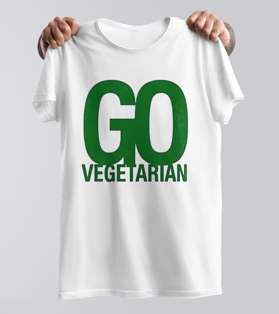 Justice Hamburgers Are Made Of What Go Vegetarian Cow T-Shirt