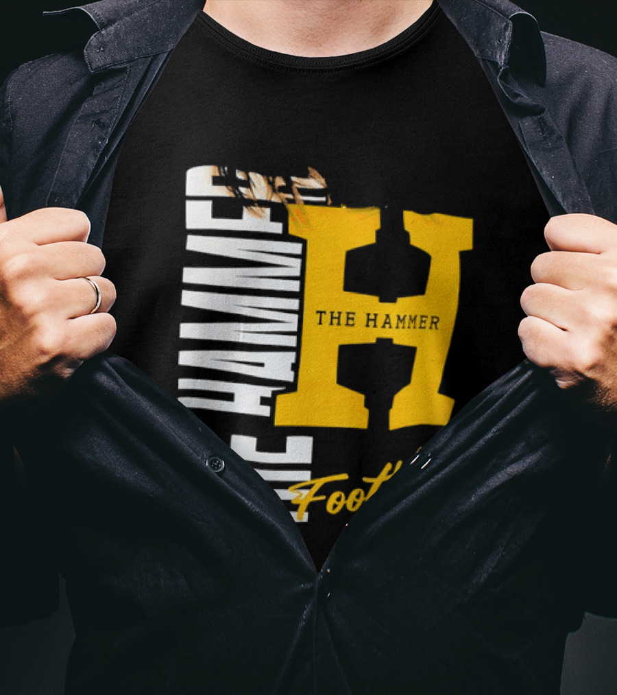 The Hammer H Athletic Football Team T-Shirt