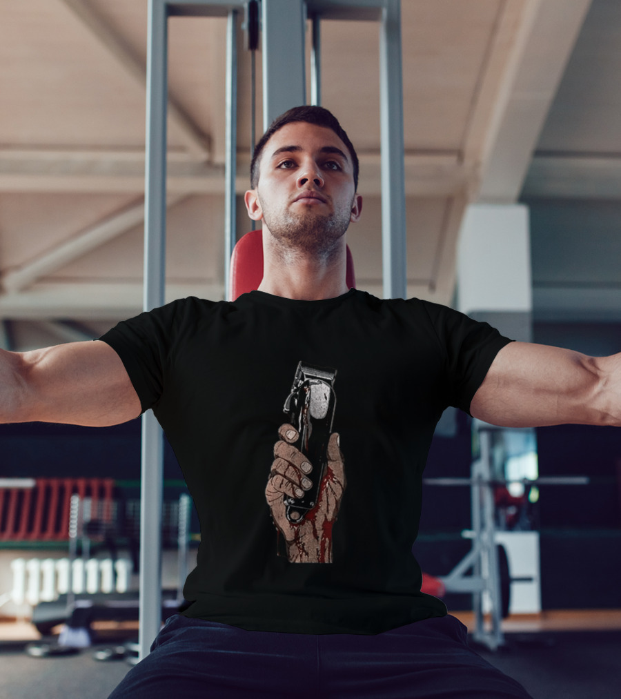Hustle Don't Stop Powerful Hand Clipper Determination T-Shirt