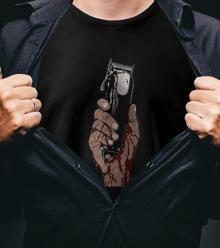 Hustle Don't Stop Powerful Hand Clipper Determination T-Shirt