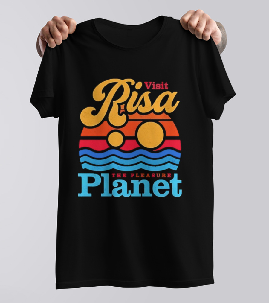 Visit Risa The Pleasure Planet Sci Fi Space Travel Adventure T-Shirt