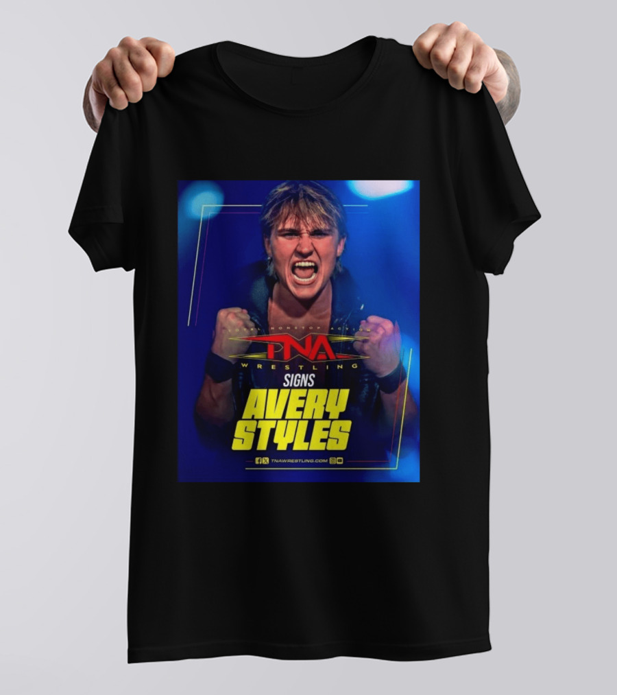 TNA Wrestling Signs Avery Styles Phenomenal Son T-Shirt