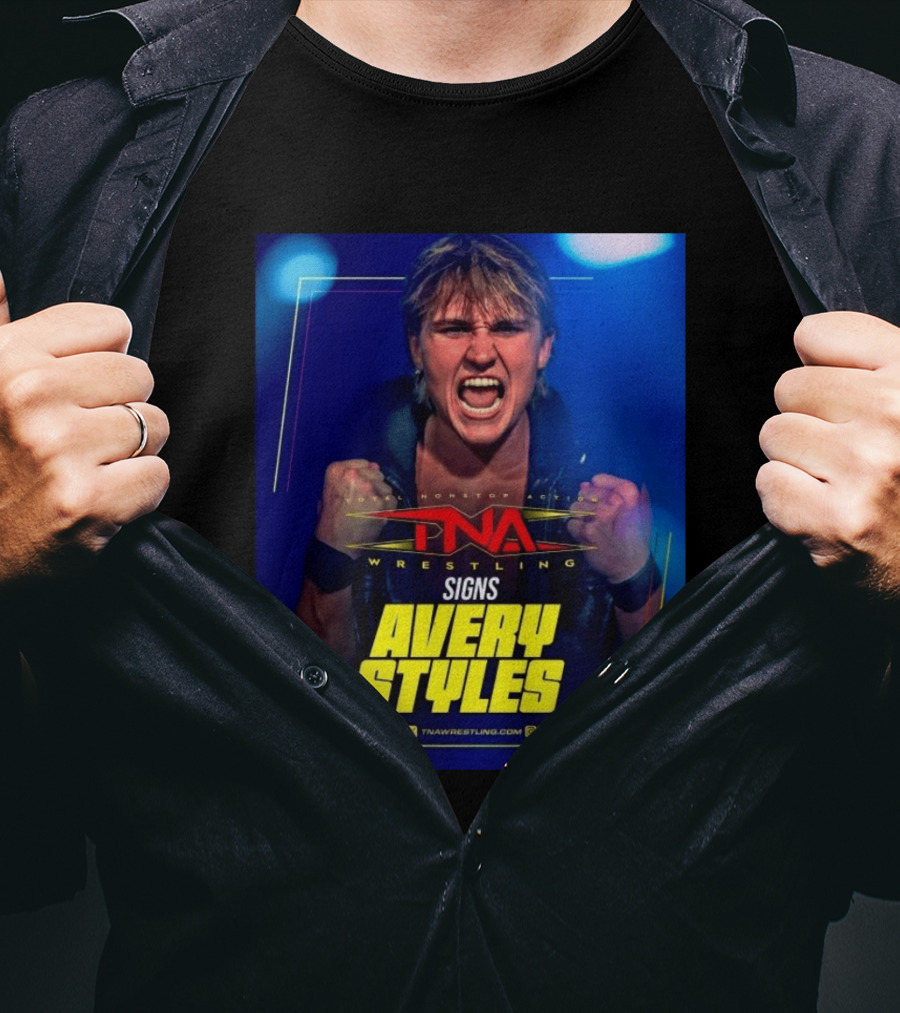 TNA Wrestling Signs Avery Styles Phenomenal Son T-Shirt