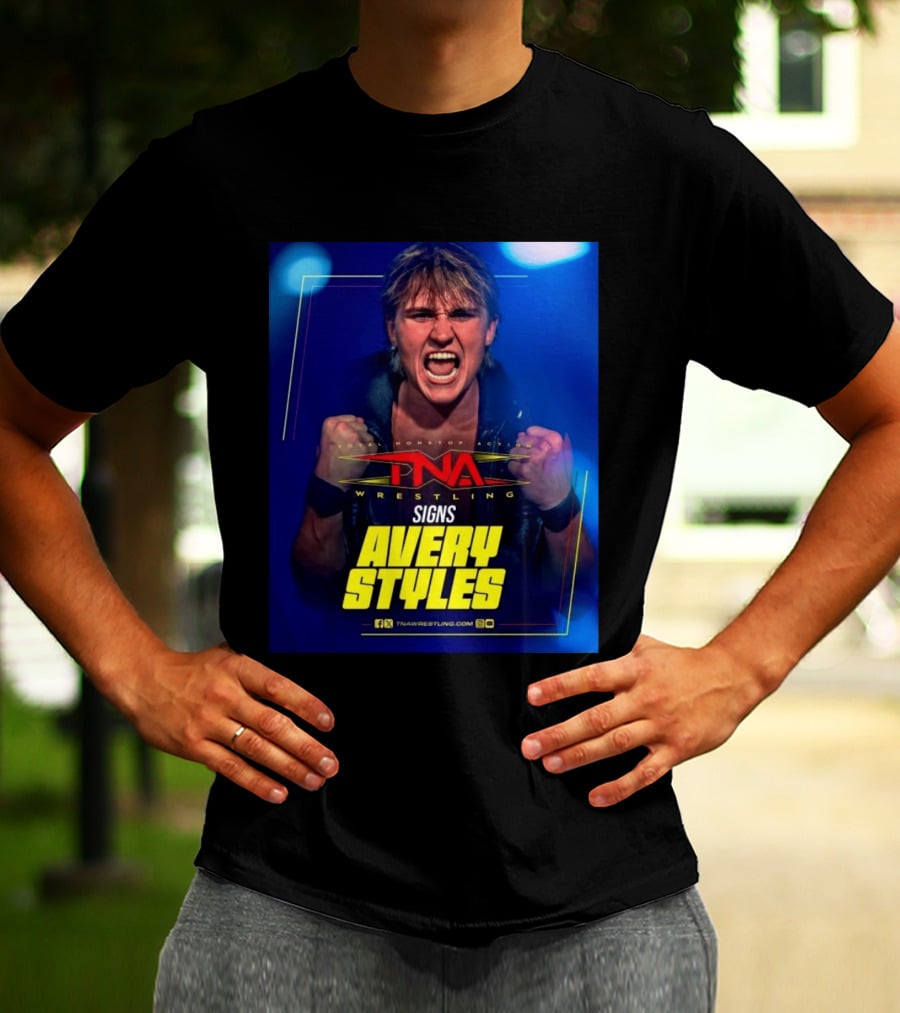 TNA Wrestling Signs Avery Styles Phenomenal Son T-Shirt