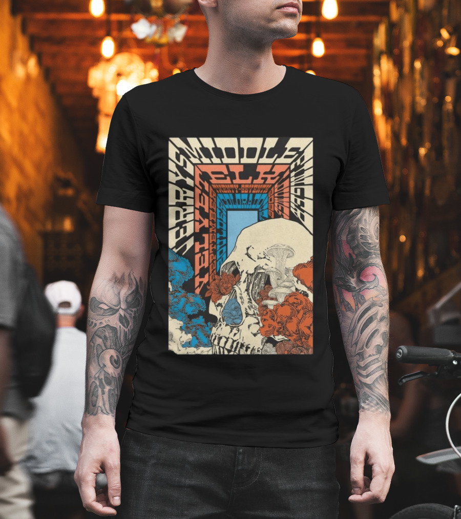 Jerry's Middle Finger Boulder Colorado September 27 2026 Skull T-Shirt