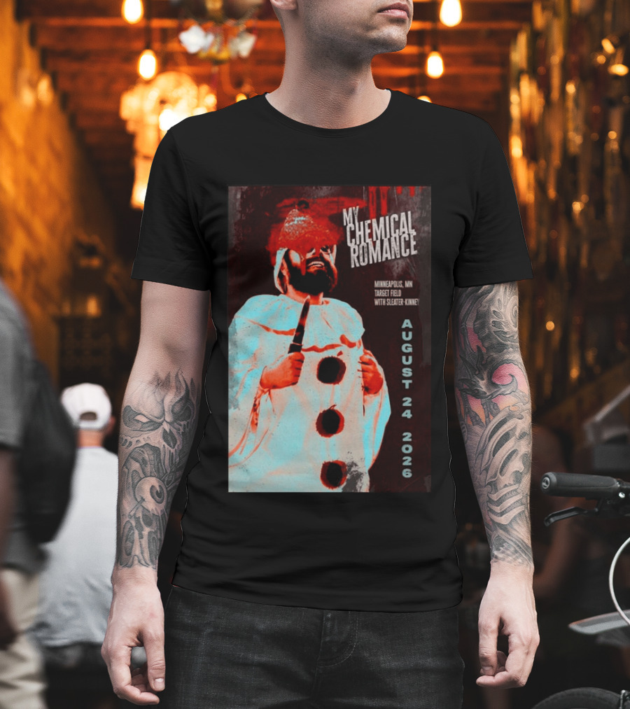 My Chemical Romance Minneapolis MN Target Field August 24 2026 With Sleater Kinney T-Shirt