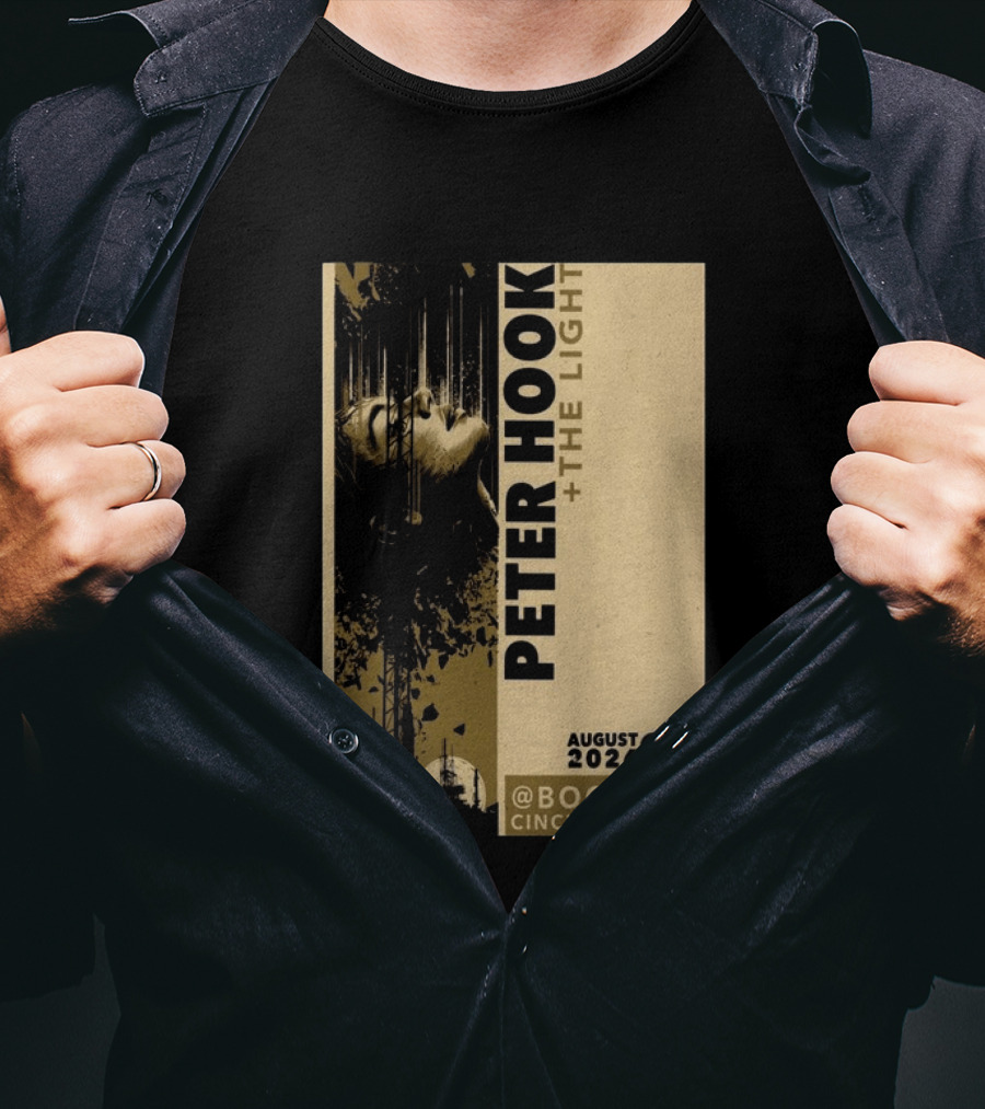 Peter Hook And The Light Live At Bogarts Cincinnati 2026 T-Shirt